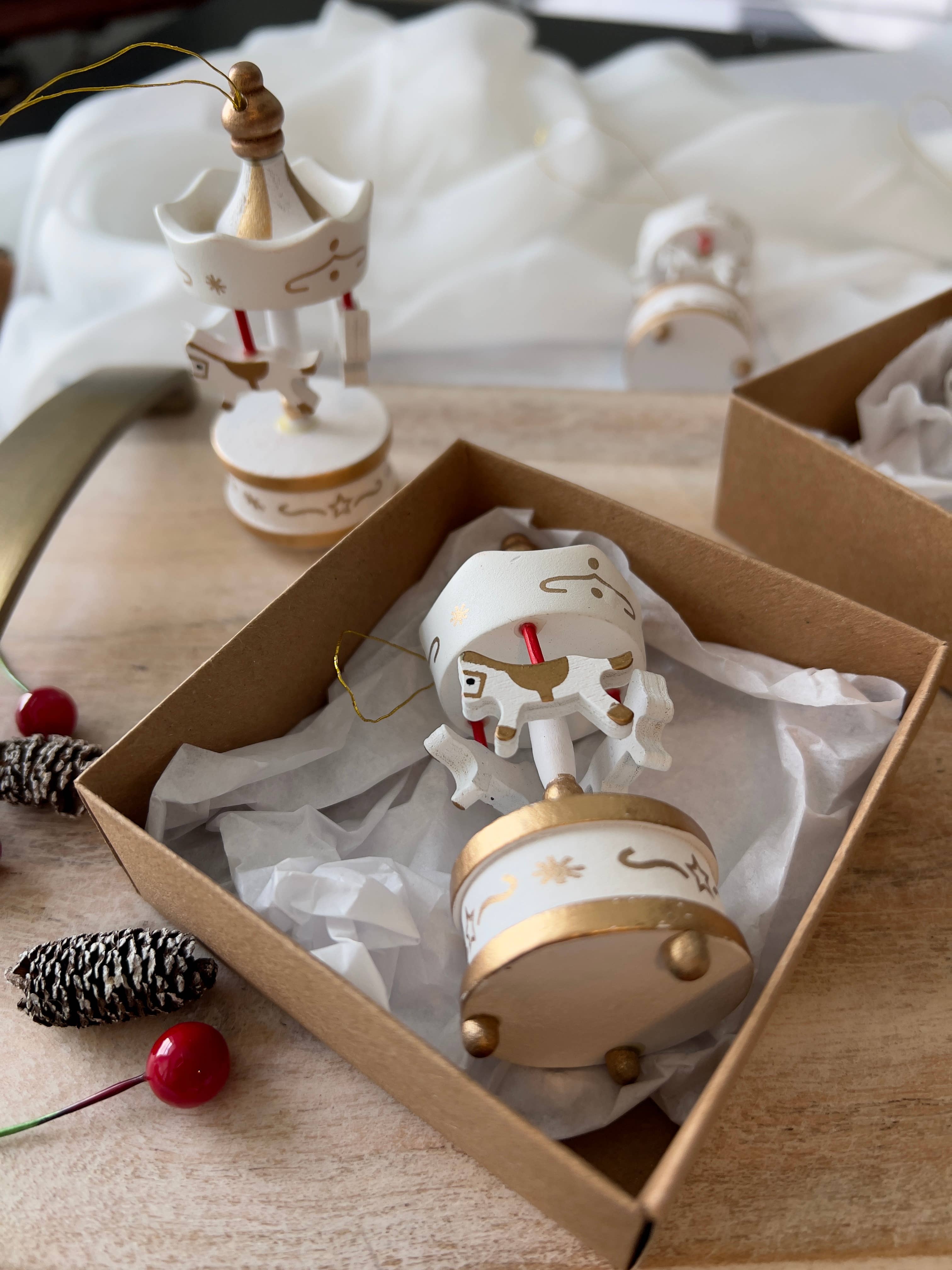 Uniq Favors – wholesale Ornament – Carousel Ornament, Christmas Tree Ornament, New Year Gifts5