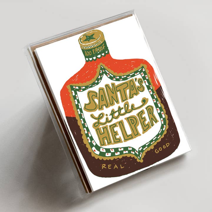 Santa's Little Helper *FOIL* boxed set for wholesale by Hammerpress