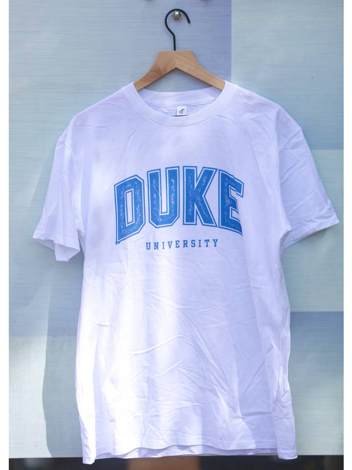 TF - Wholesale Screen Printed T-Shirt - Unisex - Duke Unisex Cotton Graphic Tee
