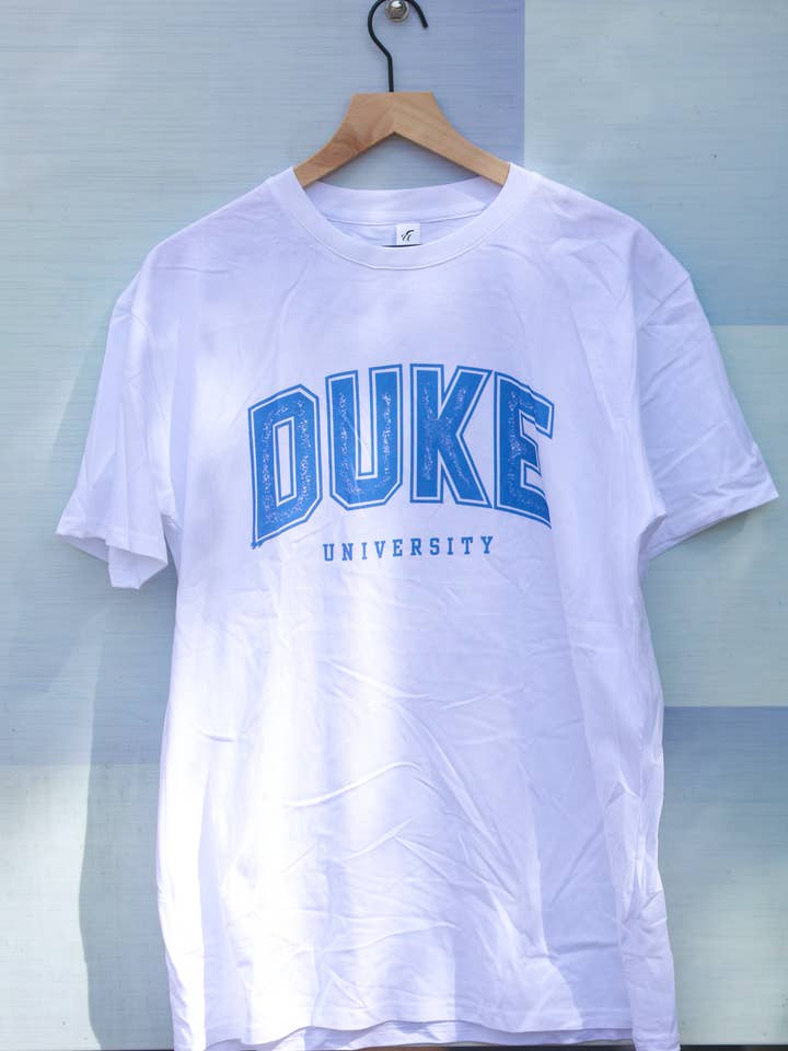 TF - Wholesale Screen printed t-shirt – unisex - Duke Unisex Cotton Graphic Tee0