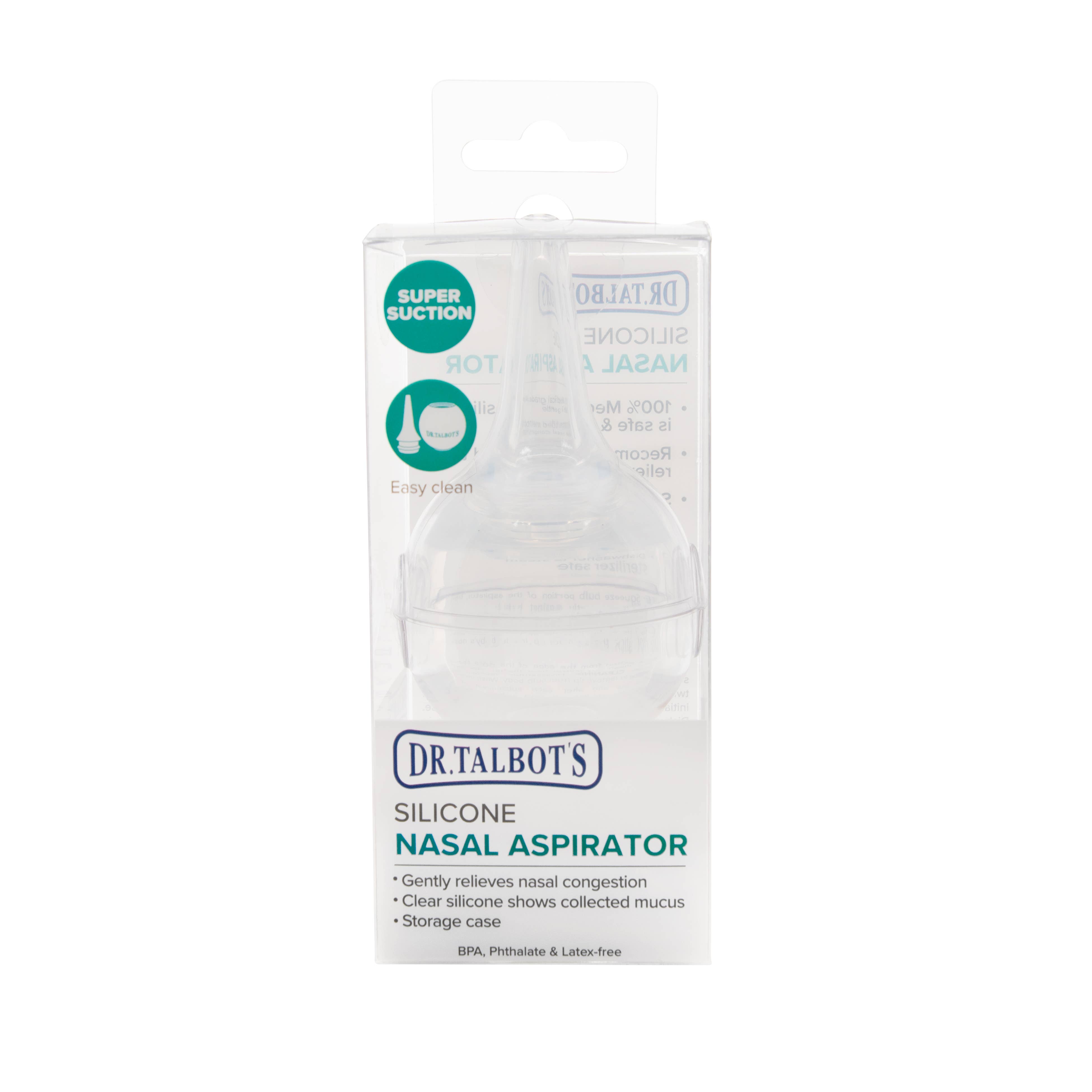 Dr. Talbot's - Wholesale Nasal Care - Clear Silicone Nasal Aspirator