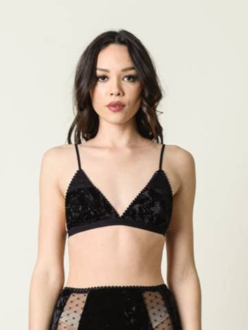 NYT2584 - Bralette Crush - Noir pour la vente par Lucca Couture
