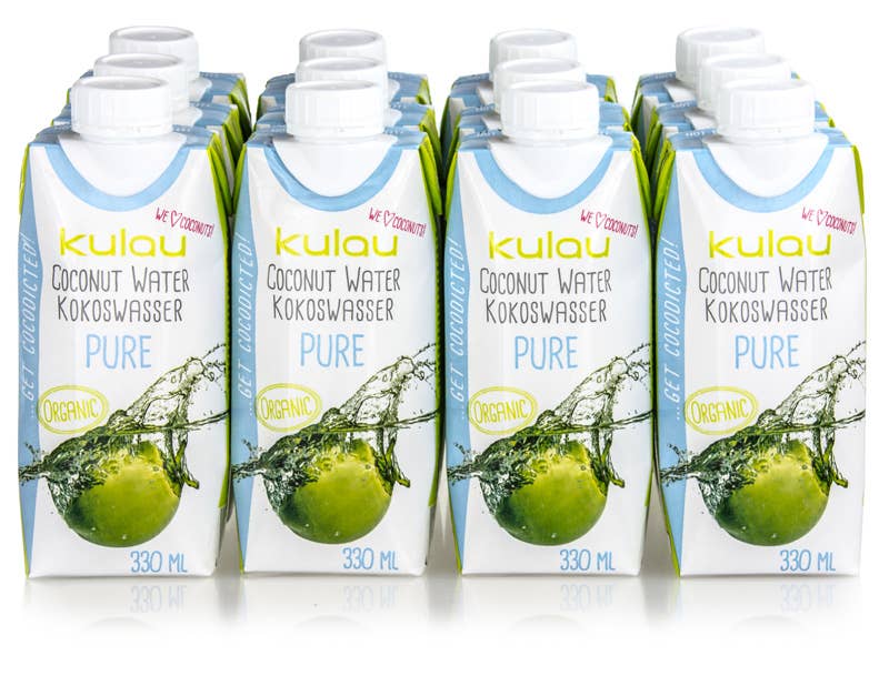 KULAU - Vendita all'ingrosso Succhi di frutta - 12 x KULAU acqua di cocco biologica pura 330 ml1