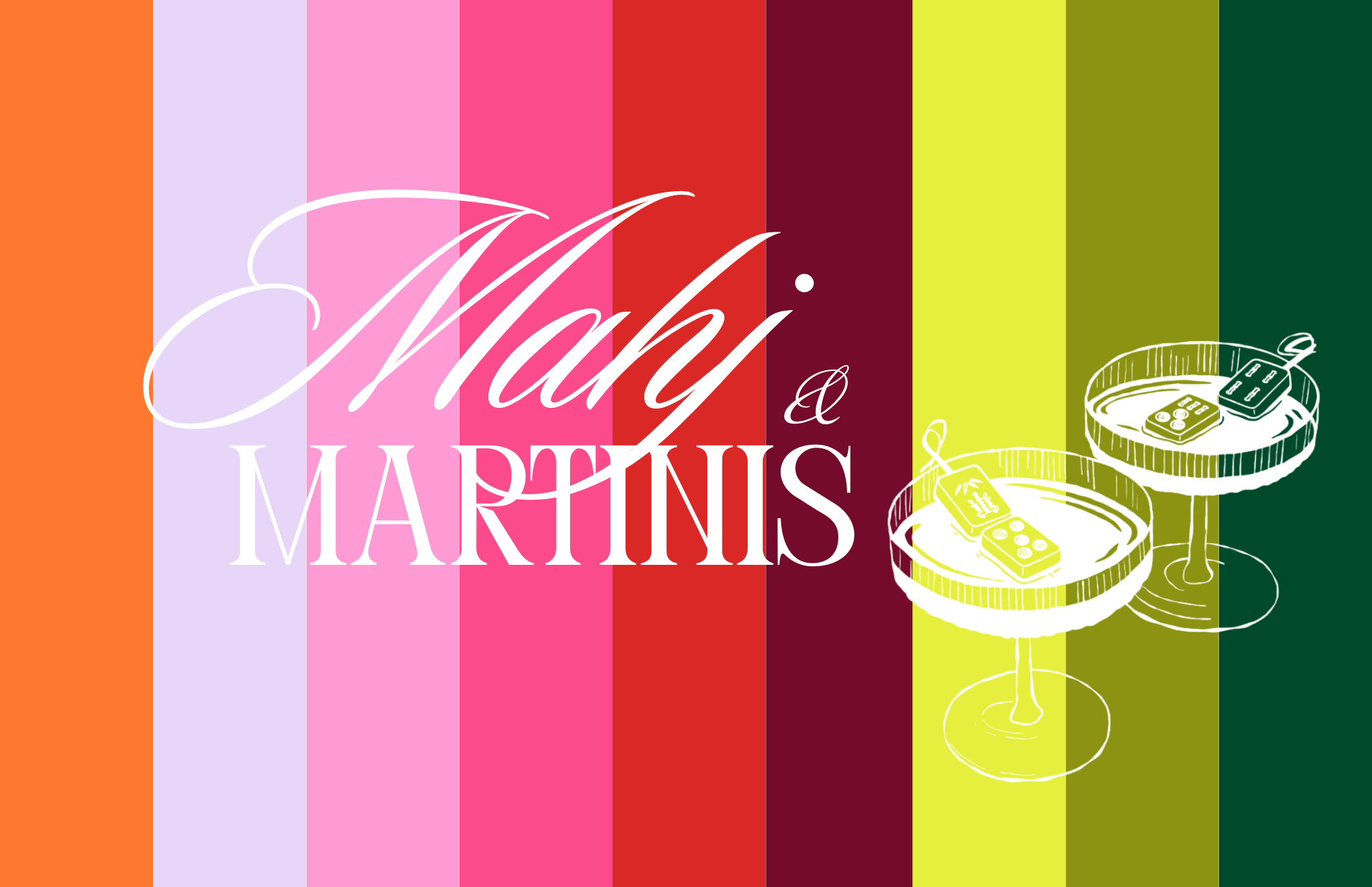 TAYLOR GRAY - Wholesale Decorative Tray - 11x17 MAHJONG MADNESS VOL 2 insert set of 109