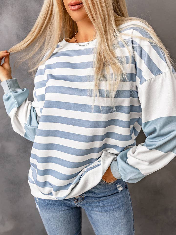 Elina Randig Pullovertröja för wholesale av Threaded Pear