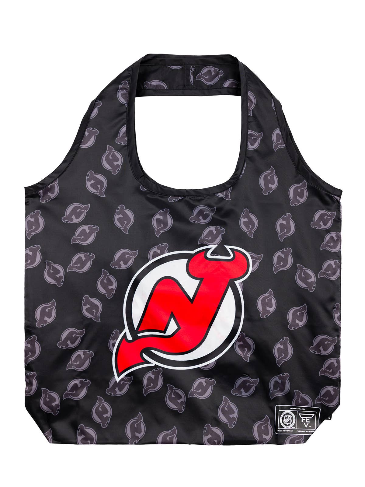 Black New Jersey Devils Packable Bag for wholesale on Faire1