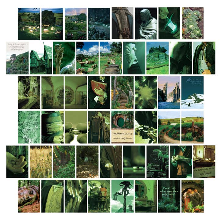 Conquest Journals - Wholesale Collage - Lord of the Rings From the Shire Wall Collage Kit (4'' x 6'')