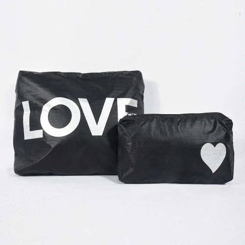 lil darlings inc - Wholesale Makeup/Cosmetic Bag - Makeup bag love heart SET2