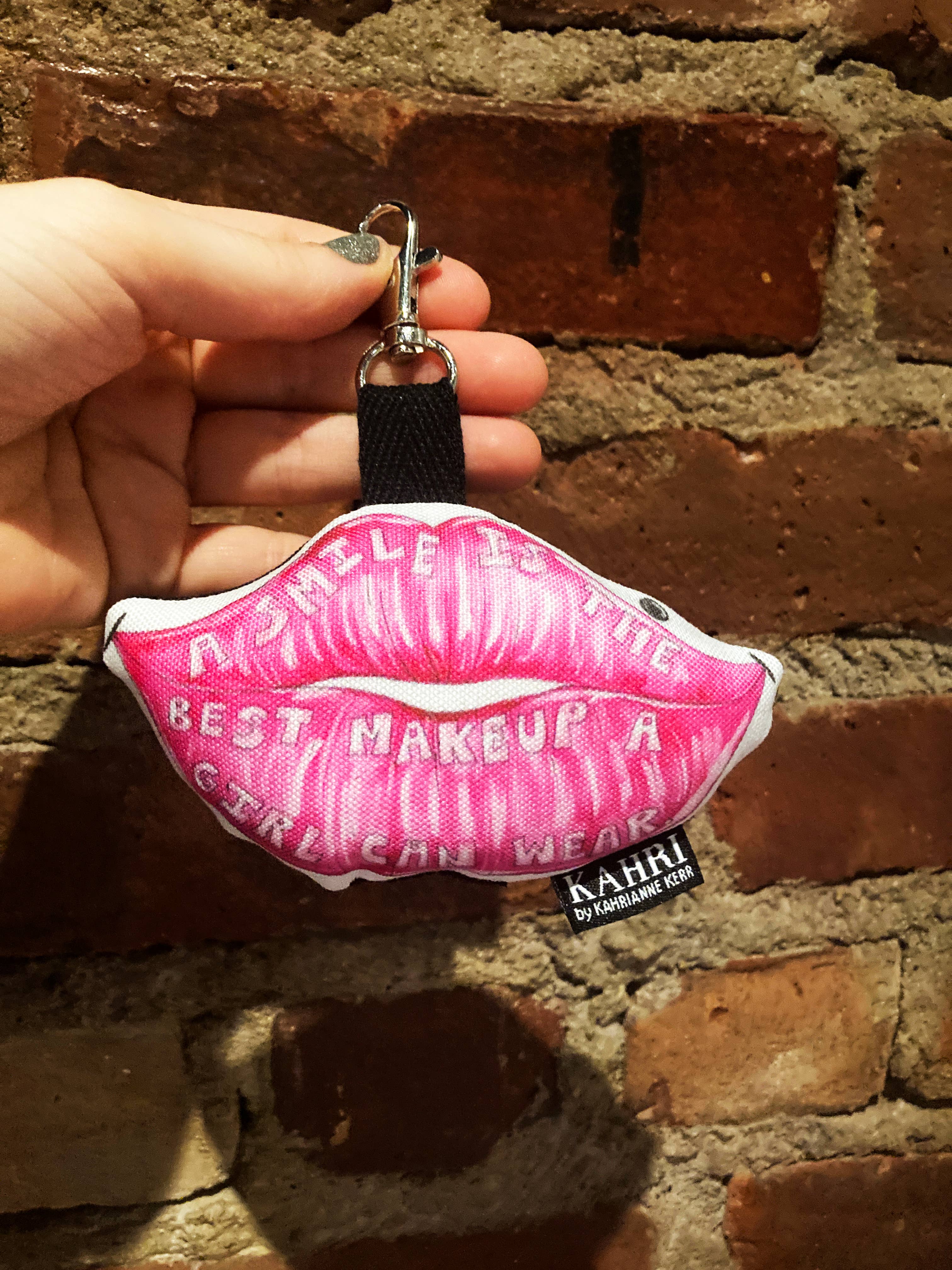 KAHRI - Wholesale Purse/Bag Accessory - Women's - Mini Pink Lips Bag Charm2
