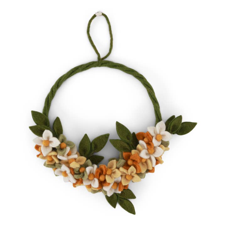 Couronne de Fleurs de l'Aube - Jaune pour la vente par Gry and Sif
