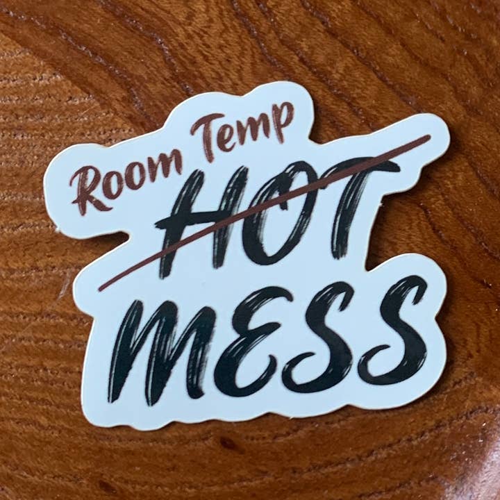 Room Temp Mess Sticker for engroshandel hos Despues Designs