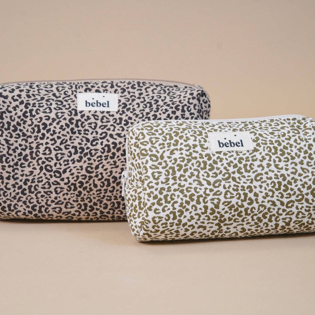 bebel - Wholesale Toiletry Bag - Women's - Leopard Kit7