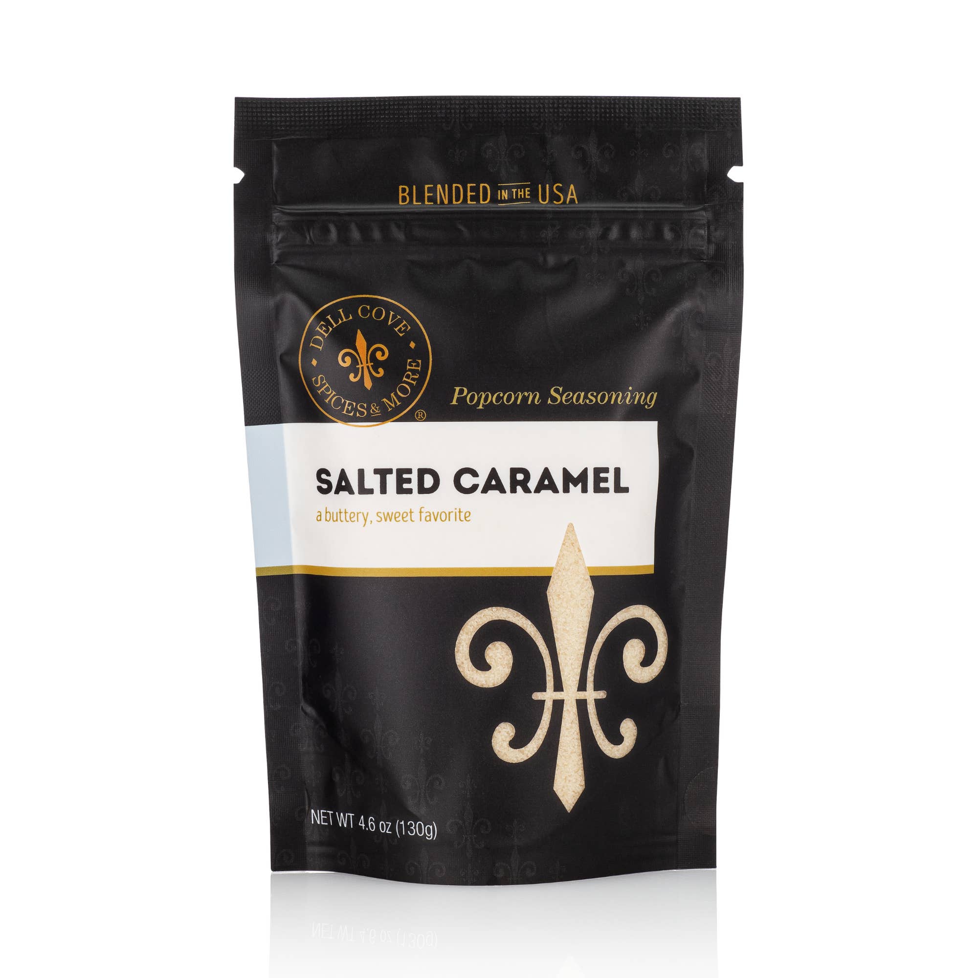 Dell Cove Spices & More Co. - Vente Mélanges d'épices séchées - Assaisonnement pour pop-corn au caramel salé - Maïs au caramel sans gluten