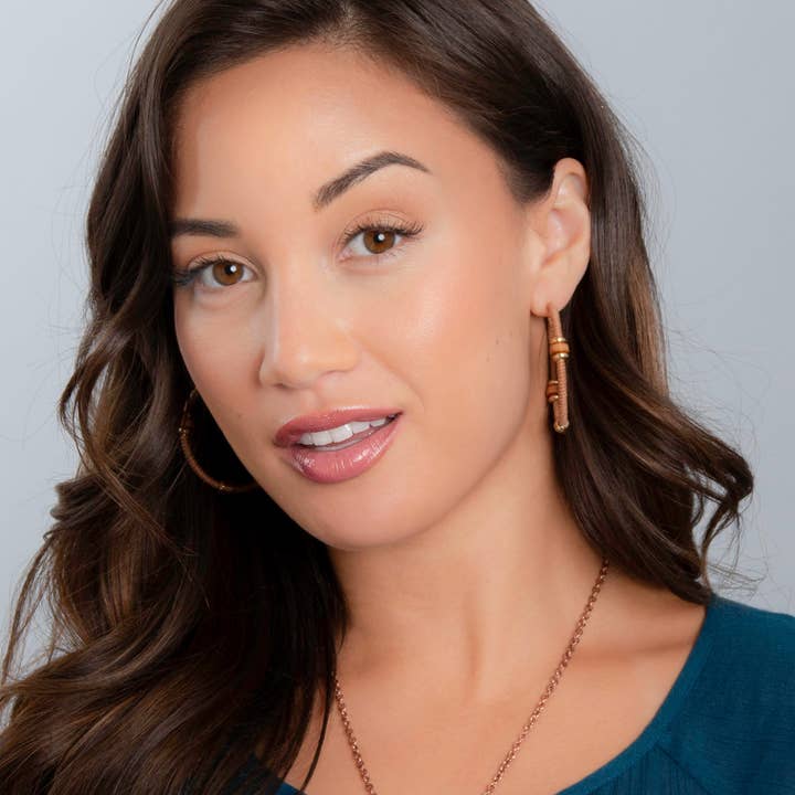 Elsie & Zoey - Wholesale Hoop Earrings - Zephyr Corded Hoop Earrings1