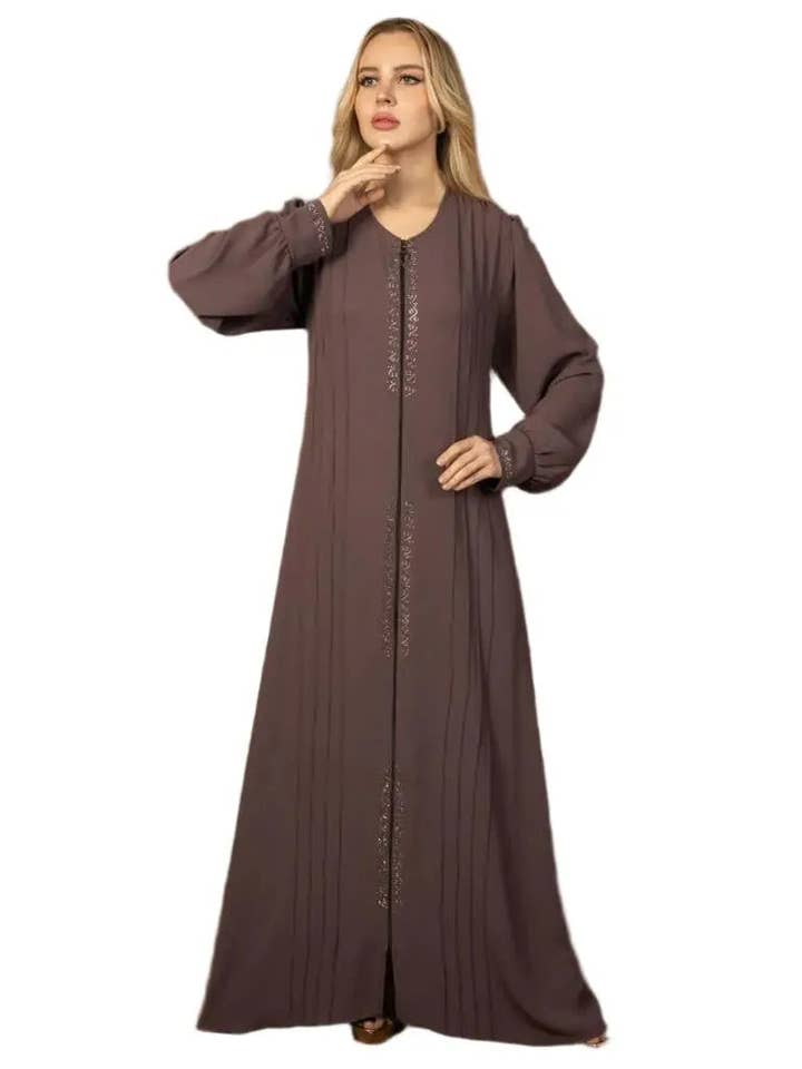 Palestinian Elegance - Wholesale Kaftan - Women's - Modesty Abaya: Stylish Comfort and Modest Coverage