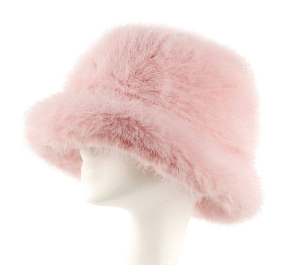 Epoch hats - Wholesale Bucket Hat - Women's - Faux Fur Bucket Hat0