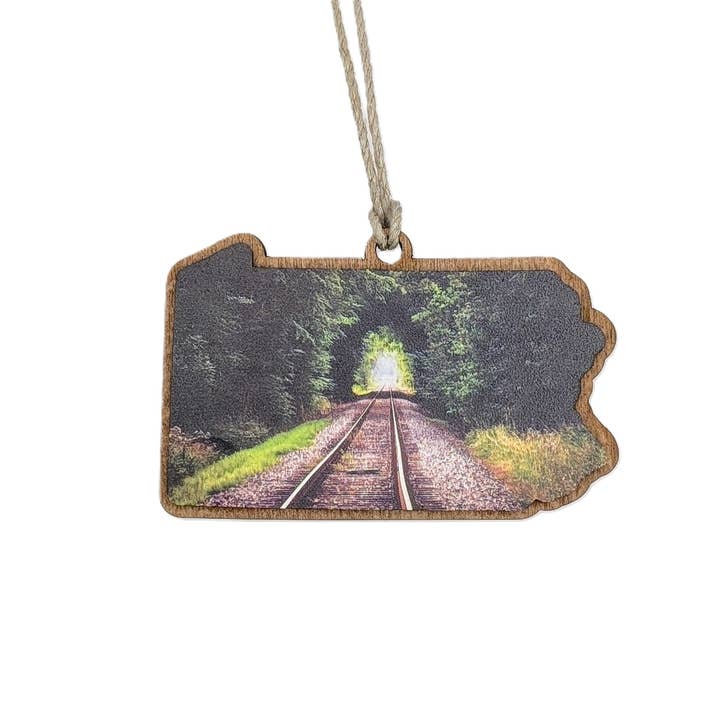 The Little Ornament Shop - Wholesale Ornament - Pennsylvania Mountain Sunrise Ornament5