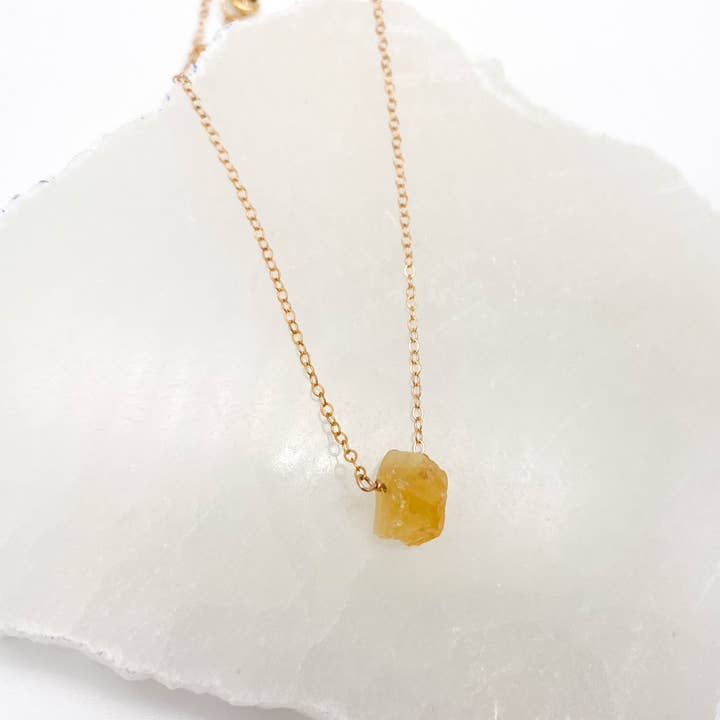 Luna Pines – Colar pingente/pendente por atacado – Colar citrino todos os dias4