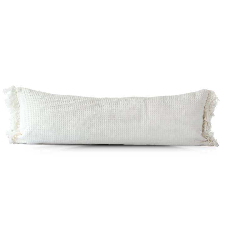 Grey Wren Waffle Weave Pillow Cover – Textured Cotton Cushion for wholesale on Faire