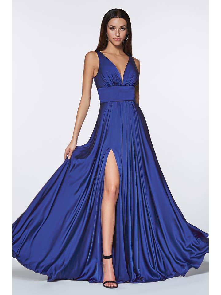 Ladivine by Cinderella Divine - Wholesale Gown – Women's - Satin A-Line Dress15