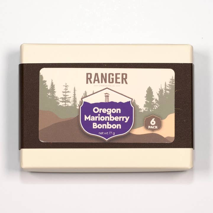 Marionberry Bonbon for wholesale by Ranger Chocolate Co.