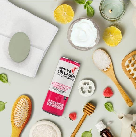 Reneva Collagen Drink and Powders - Wholesale Sports/Energy Drink - Reneva Collagen Protein Drink - Strawberry & Lemon4