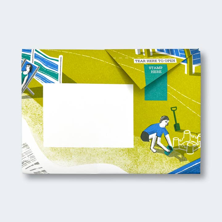 pigeonposted - Wholesale Stationery/Notecard Set - Safe Harbour Pigeon Folding Letter Pack – pack of 6 letters4