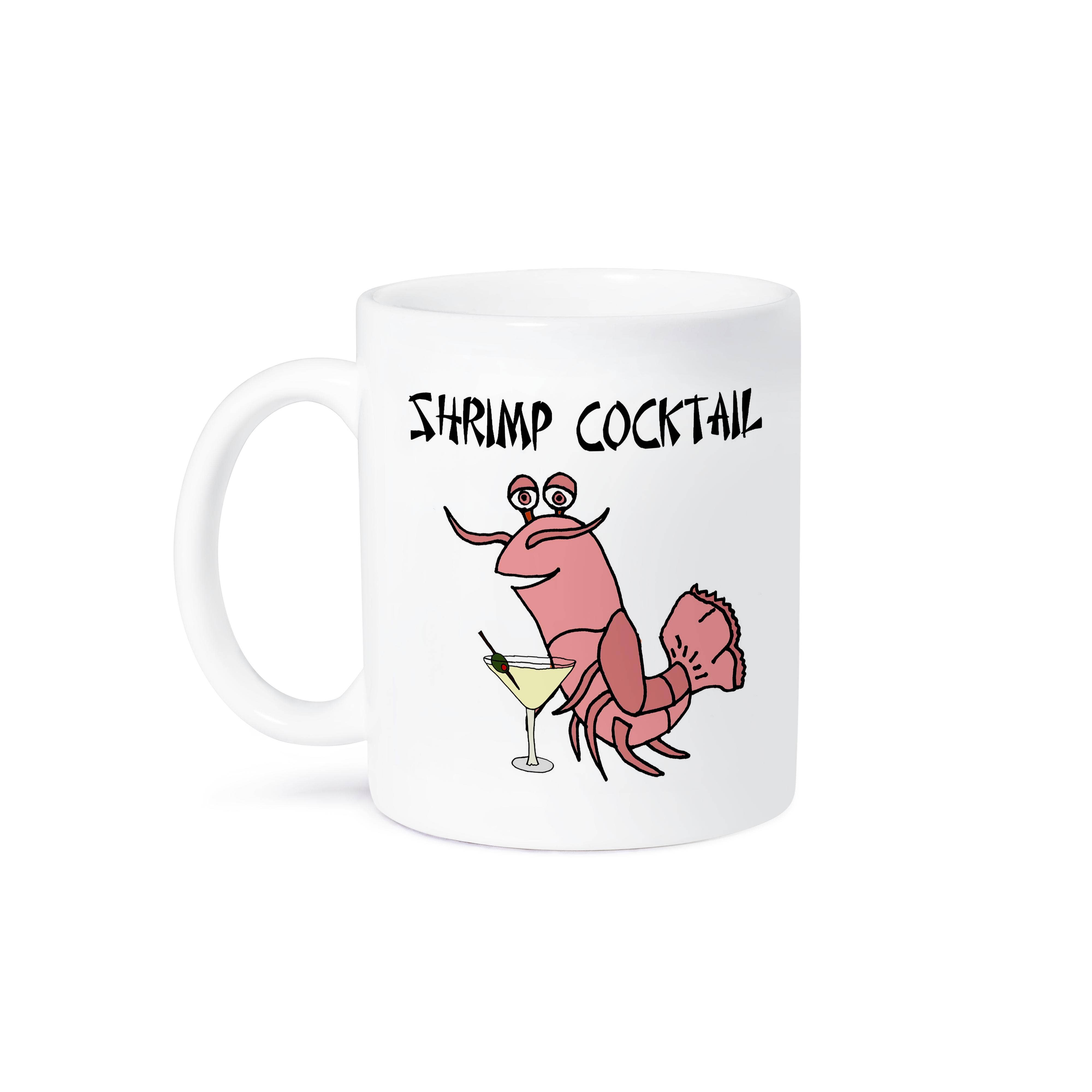 3dRose - Wholesale Coffee Mug - 3dRose, Funny Shrimp Drinking Martini Cocktail shrimp cocktail Pun, Mug8