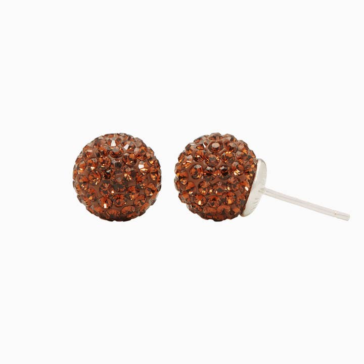Spice Sparkle Ball™ Stud Earrings for wholesale by Hillberg & Berk