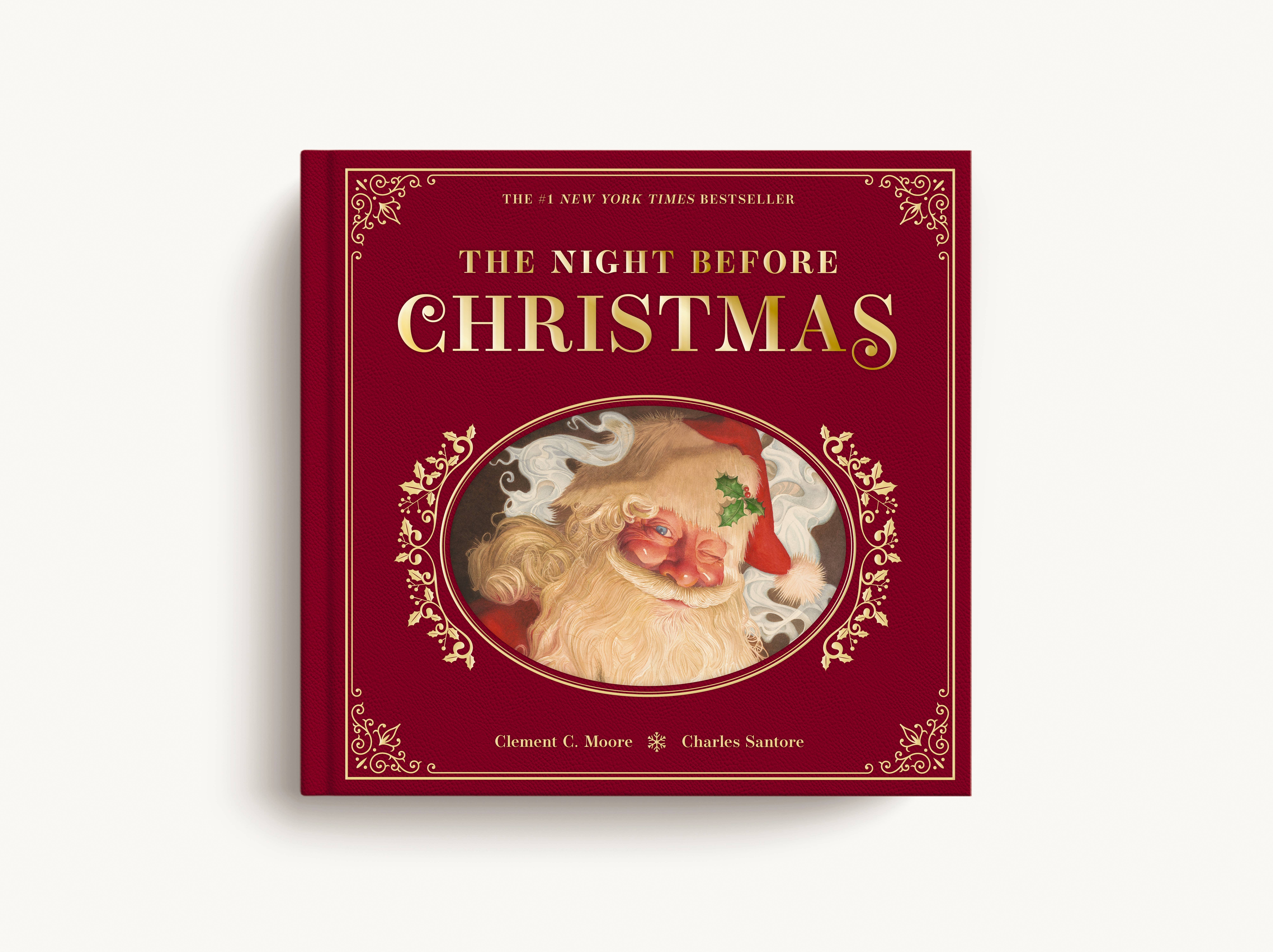 HarperCollins Focus - Wholesale Display Book - The Night Before Christmas :Collectible Faux Leather Edition1
