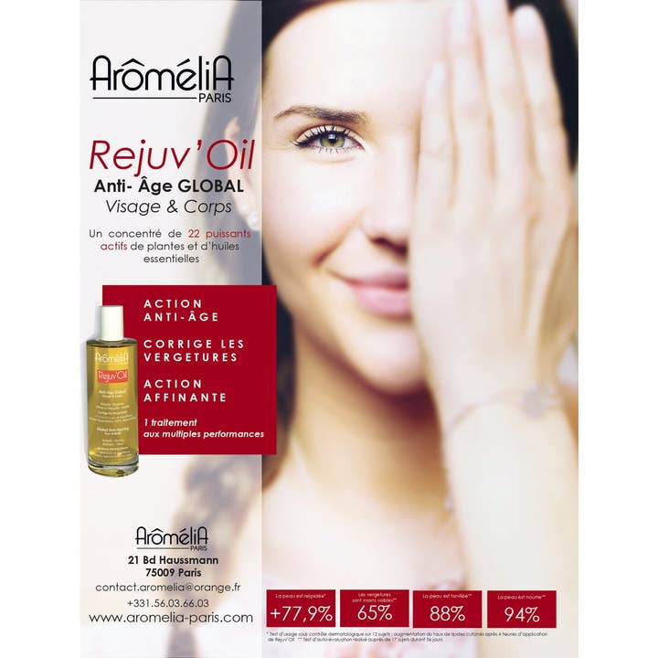 Aromelia Paris - Wholesale Bath/Body Oil - Rejuv'Oil Face and Body Booster