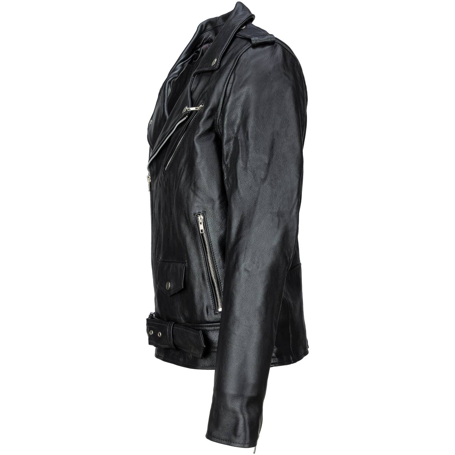 Urban 5884 Amsterdam | Leather jackets – Großhandel Lederjacke – Herren – Gents Perfecto - Kuhleder - Schwarz1
