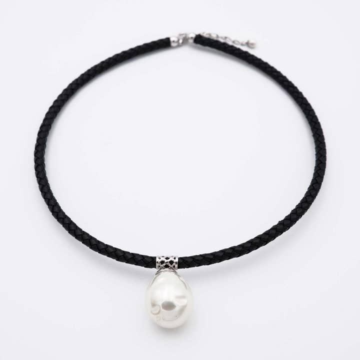 Majorcan Pearl Necklace - Baroque - Length 41 to 45 cm for wholesale by France Perles