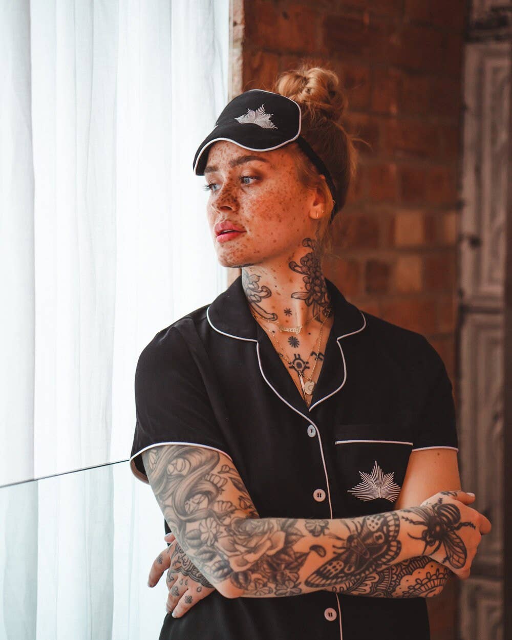 Sheepers SP .Z O.O. – Großhandel Schlafmaske – Schwarz-Weiß-Schäfchen-Schlafmaske3