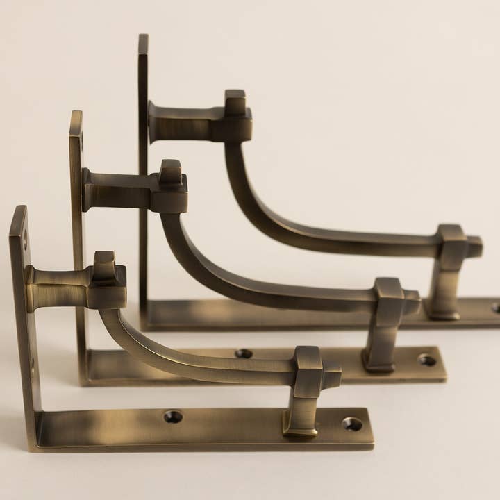 Set Di 2 Staffe For Mensole In Tubo Industriale, Supporti - Foto 10