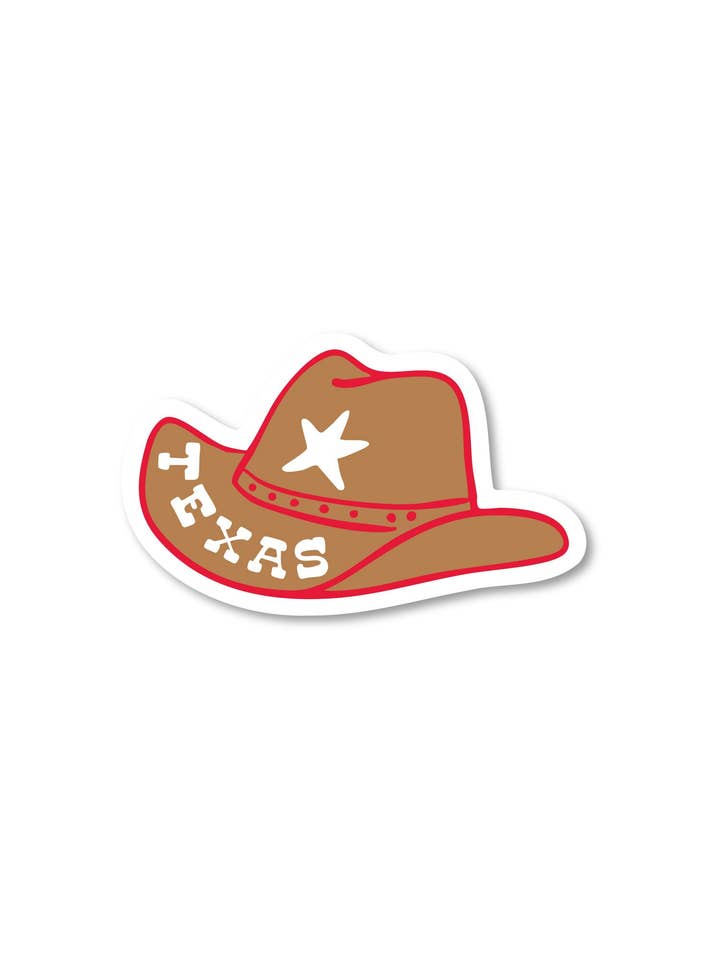 Howdy Hat Texas Sticker for wholesale by Alice & Wonder