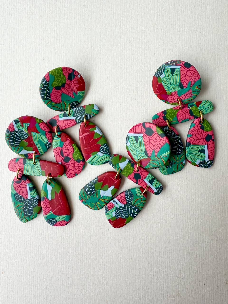 Noble Fawn Jewelry - Wholesale Dangle Earrings - Mural Earrings Tropics2