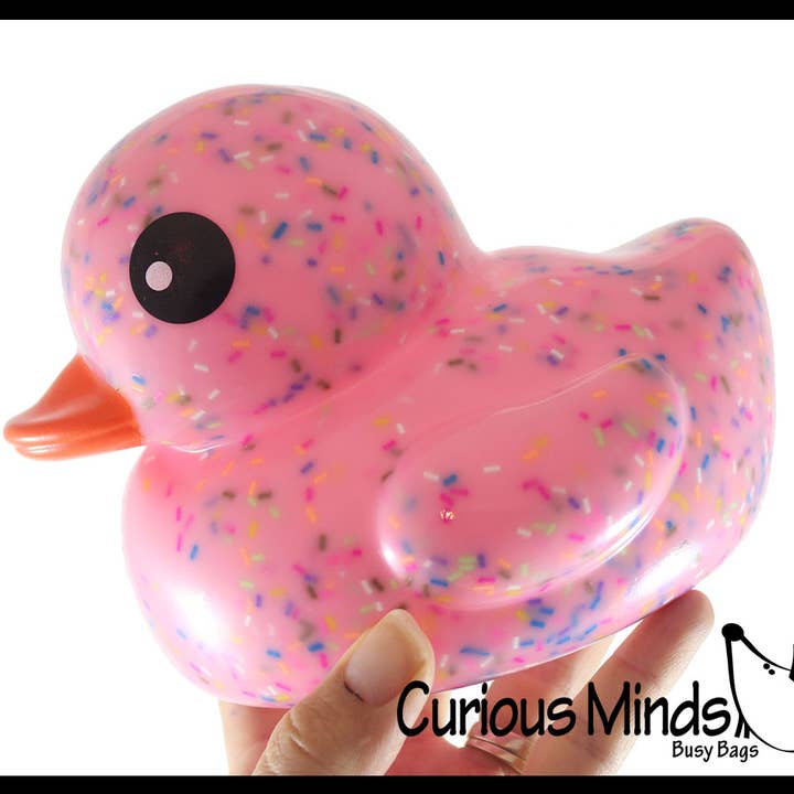Curious Minds Toys - Wholesale Bath toy – Baby - 1 Jumbo Ice Cream with Sprinkles Rubber Ducks - Rubber Ducky2
