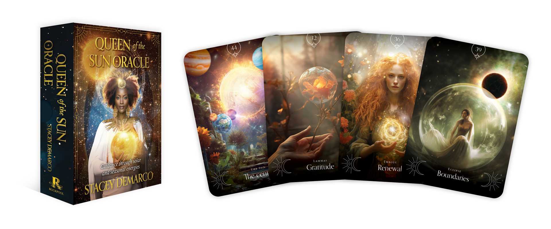 Simon & Schuster - Wholesale Tarot Cards - Queen of the Sun Oracle by Stacey Demarco2