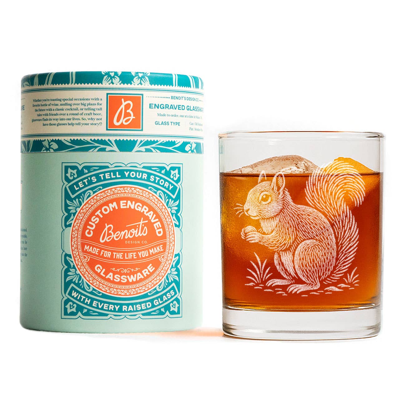 Benoit's Design Co. - Vendita all'ingrosso Bicchieri da cocktail/superalcolici - Bicchieri da Bevanda con Scoiattolo2