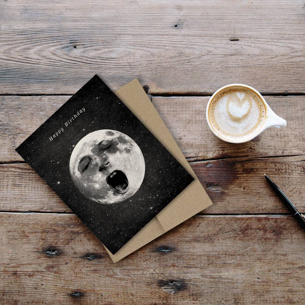 The Galek Sea - Wholesale Birthday Card - Happy Birthday Lazy Old Moon Card2