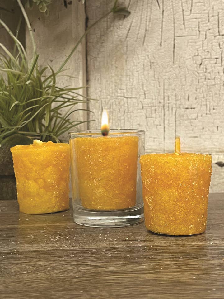 Spiced Honey 3 Pack Votive for wholesale by Warm Glow Candle Company
