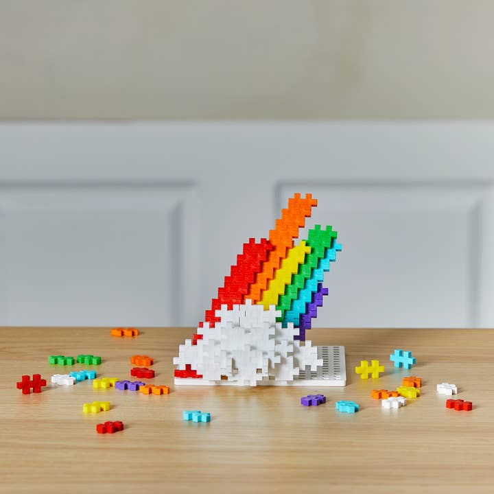 Plus-Plus USA - Wholesale Build-a-Toy - Kids - Tube - Rainbow Mix