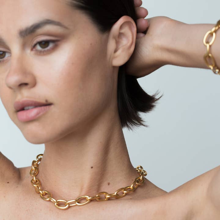 Collana A Catena Zara Donna Argento Oro 4736/314 - Foto 1