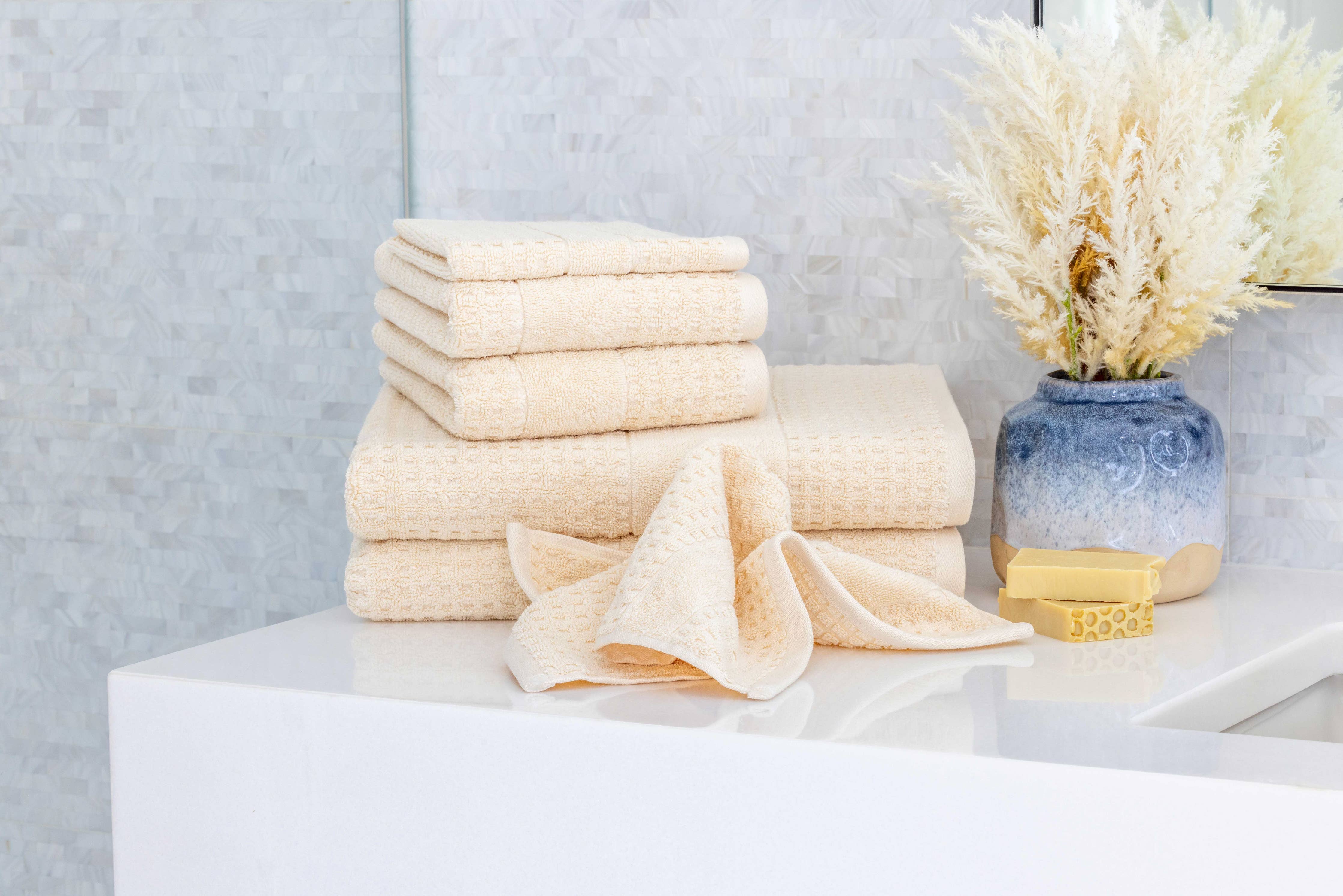 Duman Home - Wholesale Towel Set - Ephesus Waffle Towels3