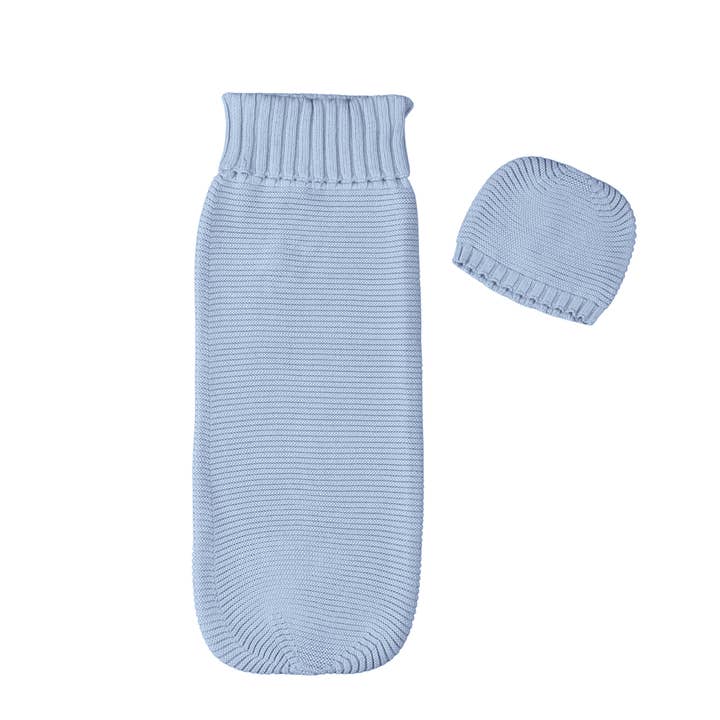 COCOON | Jongensblauwe cocoon-set van biologisch katoen voor wholesale door Bebe Sweeny