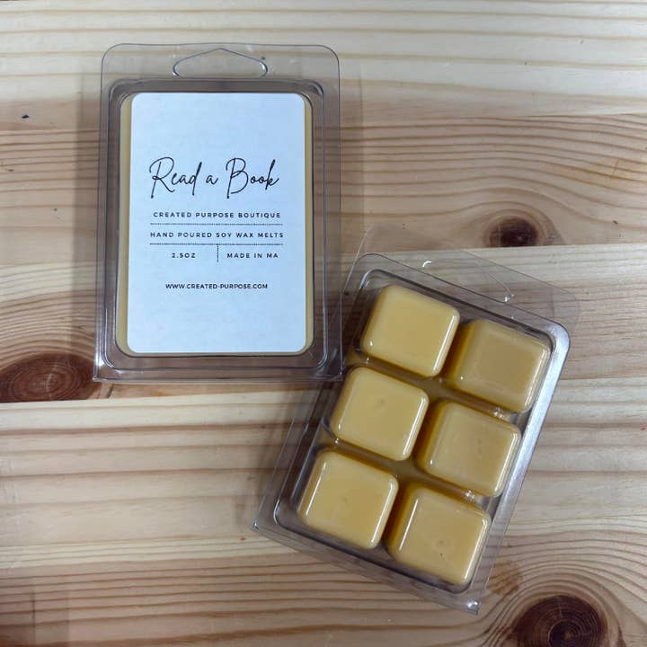 Read a Book - Soy Wax Melt - 2.5oz for wholesale by Created Purpose Boutique