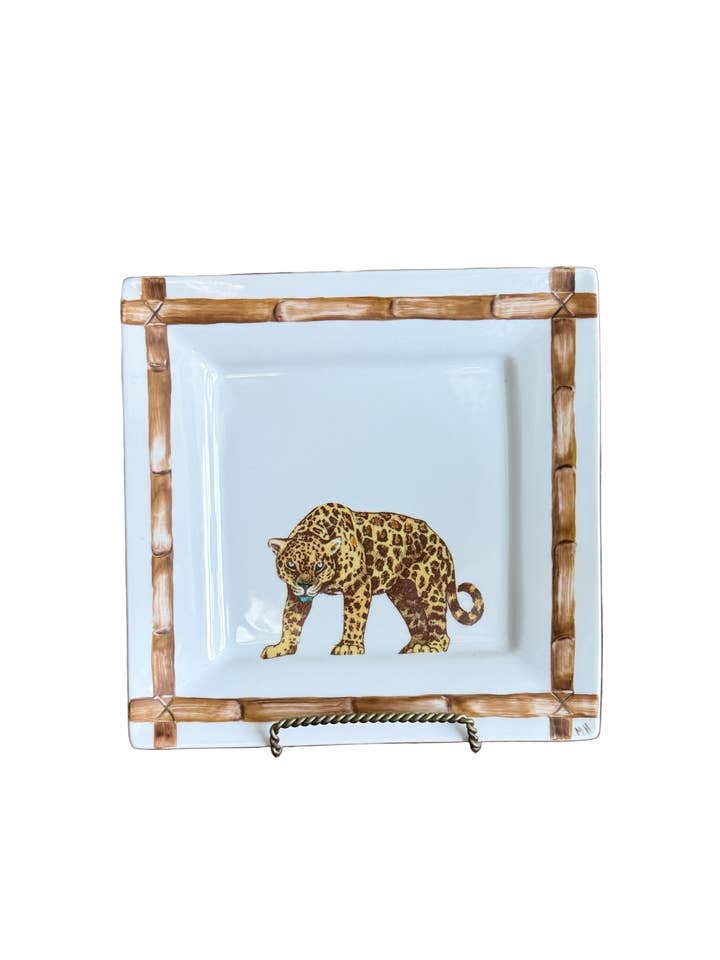 Assiette de service Jaguar pour la vente par Mona H Paintings