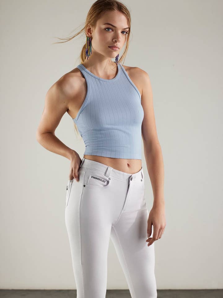 (BLACK1RS104-W) SCHWARZE FREDDY JEANS AUS BUNTEM DENIM für den Großhandel von Freddy Pantroom