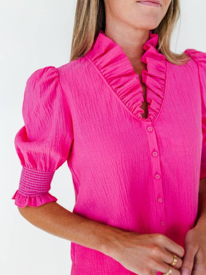 Mary George - Wholesale Button Down Shirt - Women's - Harper Top9